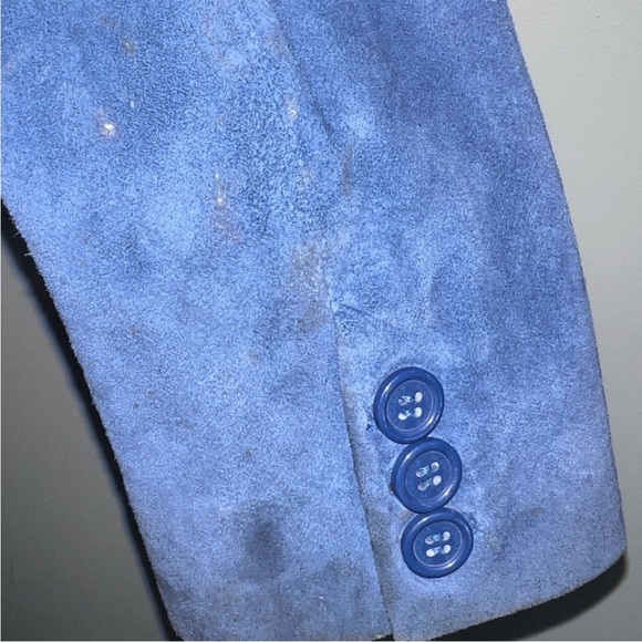 Liz Claiborne- Blue button up coat - Picture 4 of 7